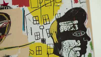 So, when I look
at those paintings, I see that struggle. - The Andy Warhol Diaries