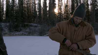 So, I need to make an
ice chisel to clear out an - Life Below Zero: Next Generation