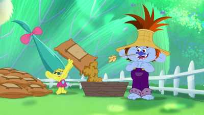 So, I need you to find a Fuzzling
in a glitterstack. - Trolls: The Beat Goes On!
