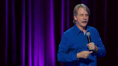 So I run down the hall,
pick up the pizza boxes, - Jeff Foxworthy: The Good Old Days