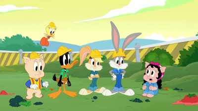 So I rushed everything
and wrecked the build. - Bugs Bunny Builders