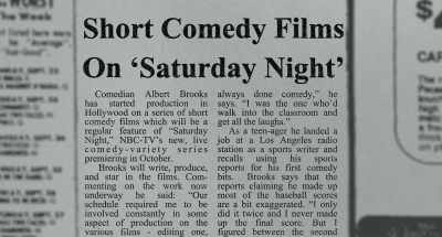 So, I said,
"Let me make short films." - Albert Brooks: Defending My Life