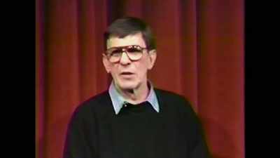 So I said to the director,
"I think we should do
something different than that." - For the Love of Spock