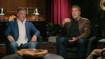 So I said--
When we did Predator, I said, - Arnold & Sly: Rivals, Friends, Icons