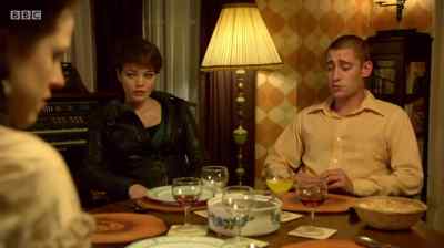 - So I see the FTSE's gone up. Crazy!
- Real pity. - Being Human
