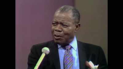 So, I was singing in a little quartet,
you know, - Louis Armstrong's Black & Blues