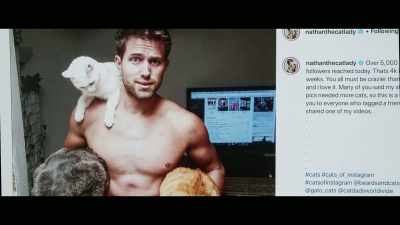 So I started my acting page,
was doing skits, and they were, - Cat Daddies