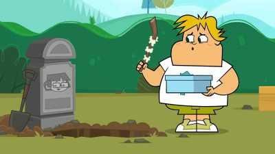So I think it only fitting
that he be buried - Total DramaRama