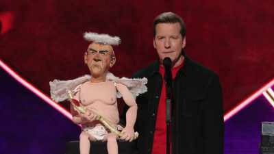 So I took her to dinner,
felt her up, - Jeff Dunham:  I'm With Cupid