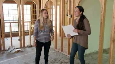 So I wanted to talk
to the fireplace - Fixer Upper: Behind the Design