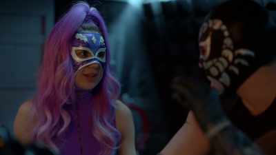 So I wanted to use it to get into
the school's surveillance system - Ultra Violet & Black Scorpion