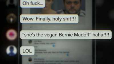 So I was working at my new job, - Bad Vegan: Fame. Fraud. Fugitives.