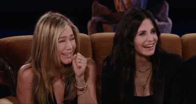 So I'd have monkey grubby hands all over, all over. - Friends: The Reunion