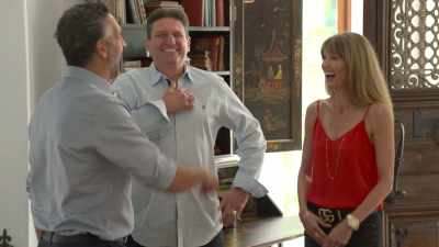 -So I'll go get my bags.
-[laughing] - Buying Beverly Hills