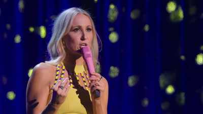 So I'm actively
absorbing cancer right now. - Nikki Glaser: Good Clean Filth