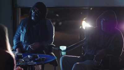 So I'm actually surprised when
Chill agrees to let me sit down - Trafficked with Mariana van Zeller