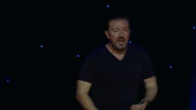 So I'm getting raped,
right, by the Devil, right? - Ricky Gervais: Humanity