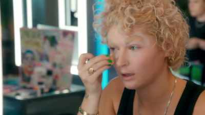 So, I'm gonna be weaving
materials through my hair. - Glow Up: Britain's Next Make-Up Star
