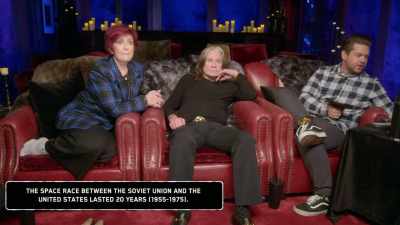 - So, I'm gonna read you...
- You were created by some entity. - The Osbournes Want to Believe