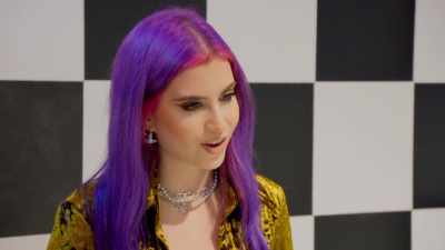 So I'm gonna try and recreate
the pattern that's on the walls... - Glow Up: Britain's Next Make-Up Star