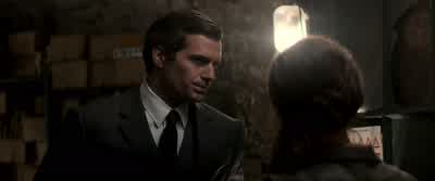 So I'm here to help himWhy don't you help me With whatIf I had 15 minutes we'd drink tea eat biscuitsI'd talk you'd laugh and we'd be on our wayUnfortunately I don'tSo my offer is come with me now'and be at a chic little hotel in West Berlin''in less than - The Man from U.N.C.L.E.