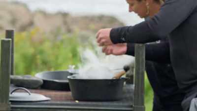 So I'm just gonna
throw in some basil, tarragon, - Gordon Ramsay: Uncharted