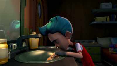 - So...
- I'm Lucas. Your grandson. - Monster Island