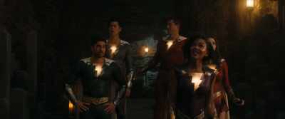 So, I'm mapping out
the entire lair - Shazam! Fury of the Gods