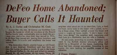 So I'm seeing this story - Amityville: An Origin Story