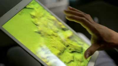 So I'm taking the LiDAR map
into the field. - Lost Treasures of the Maya