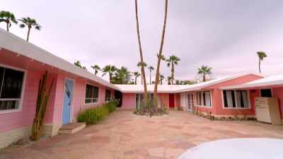 So, I'm thinking we pour concrete
over the full deck. - Trixie Motel