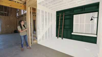 So I'm thinking some really
thin pieces of wood trim - Fixer Upper: Behind the Design