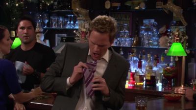 So, I'm whapping
him across the nose - How I Met Your Mother