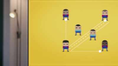 So in a match that becomes - Take the Ball, Pass the Ball