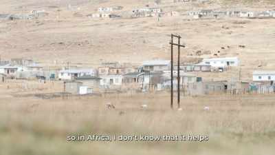 So in Africa, I don't know that it helps - Banking on Africa: The Bitcoin Revolution