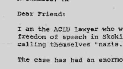 So, in an open letter, - Q: Into the Storm