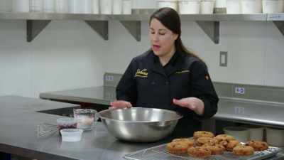 So, in my bowl, I have
our powdered sugar, - No Recipe Road Trip With the Try Guys