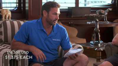 So individually,
that was $1,375 U.S. - Below Deck Down Under