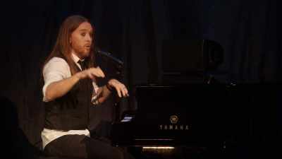 So this is a beat poem.
For those interested, - Tim Minchin: Back