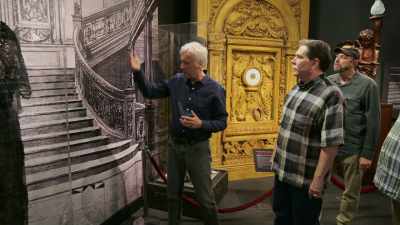 So this is the grand staircase, - Titanic: 20 Years Later with James Cameron