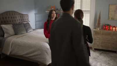So this is the only bedroom
on the main level, but-- - A Christmas Open House