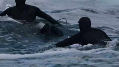 So, this is the wetsuit test. - Limitless with Chris Hemsworth