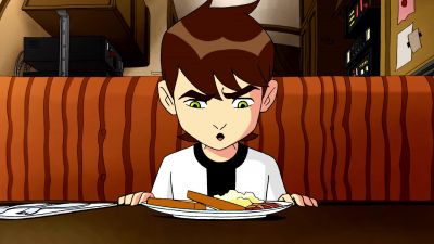 SO, IS THIS, LIKE, GROUNDHOG
BACON AND SALAMANDER EGGS? - Ben 10