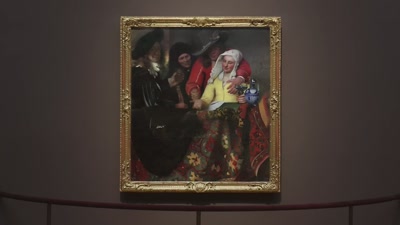 So, it's an elderly lady
standing in the background - Vermeer: The Greatest Exhibition