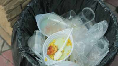 So if it's food soiled,
that food soil, - Plastic Earth