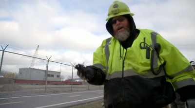 So it's hard to get off,
takes a long time to get off - Sewer Divers
