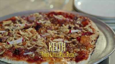 So I've got a three pork pizza, - No Recipe Road Trip With the Try Guys