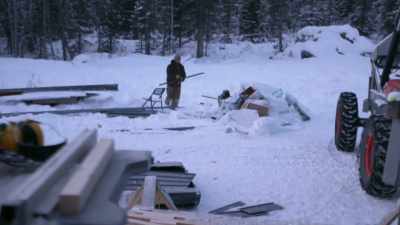 So, I've gotta figure
out how to do this with
what I've got around. - Life Below Zero: Next Generation