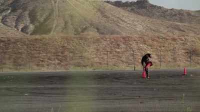 So I've just replicated that
with the cones out there just - Pike's Peak: On The Edge