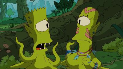 So Kamala, where do we keep all
our tanks and planes and stuff? - The Simpsons